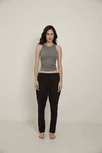 Everyday Pant: Everyday Pant, Black Embroidery