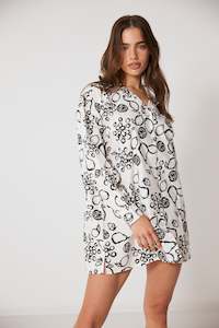 Sale: Sleep Shirt, Fruit Print