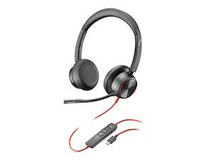 Personal Use: HP POLY BLACKWIRE 8225 UC , STEREO USB-C CORDED HEADSET