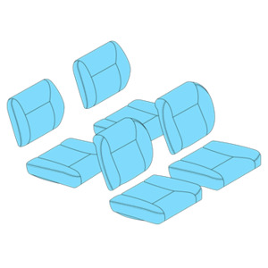 R44: R44 Seat Assemblies, Generation II