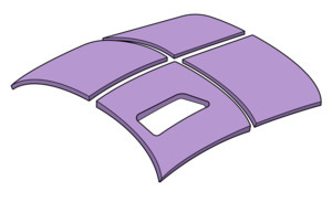 R44 Headlining - Ceiling Panels Only