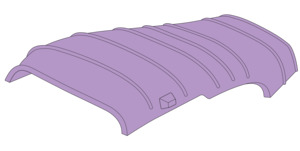 C172RG  Suspended Headlining