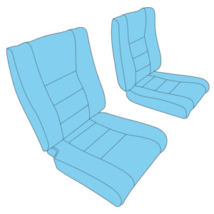 Schweizer 300 Seat Assembly - LH & RH only