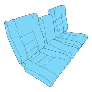 Schweizer 300 Seat Assy, 3 Place