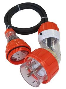 32A Male 15A Female 230V AC Adaptor Lead