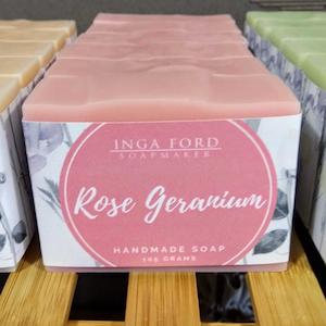 Skincare: Wild By Nature Rose Geranium & Coconut Milk Soap Bar
