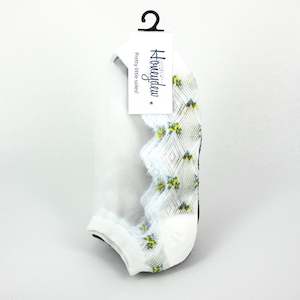 Socks: Honeydew Sheer Ankle Socks - 2pk