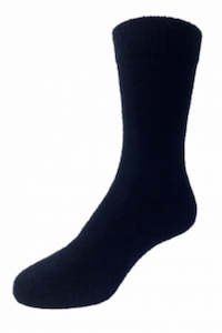 Socks: Possum Merino Dress Socks Navy