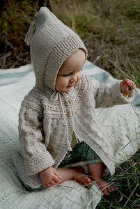 Touch: Baby Cakes 75 Angel Jacket Knitting Pattern 0-24 months 8ply/DK