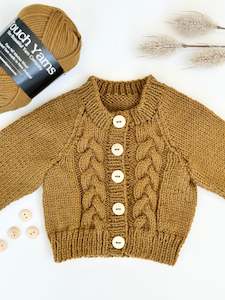 Touch: Touch Yarns 8ply Pip Cardigan #162 Childs Knitting Pattern
