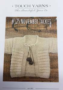 Touch Yarns November Jacket #125 Kitting Pattern
