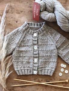 Touch: Touch Yarns Scrubby Hill Cardigan #143 Baby/Children’s Knitting Pattern