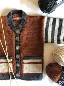 Touch: Touch Yarns Little Rosa Cardi #066 Baby/Children’s Knitting Pattern