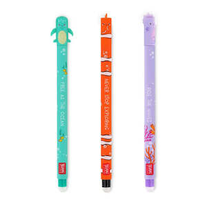 Legami Erasable Gel Pens - Under The Sea