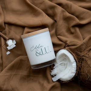 Candles Diffuses: Eddie & Lu Coconut Wax Candle Warm Ginger