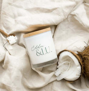 Eddie & Lu Coconut Wax Candle Fresh Linen