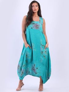 Anne Kate Dresses: Anne + Kate Italian Floral Linen Sundress