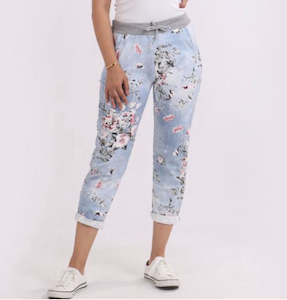 Size14 18: Anne + Kate Italian Rose Light Denim Pants 14-18