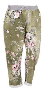 Size 16 20: Anne + Kate Italian Rose Olive Pants 16-20