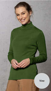Bay Road Merinos: Bay Road Merinos Isabel Polo Neck Vine