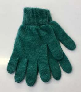 Possum Merino: Possum Merino Gloves Sea Green