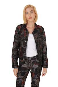 Zac Zoe Reversible Denim Jeans Skirts: Onado Reversible Jacket Amanda Black