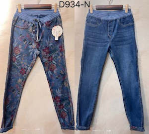 Zac & Zoe Reversible Jeans Laila Elastic Waist Denim