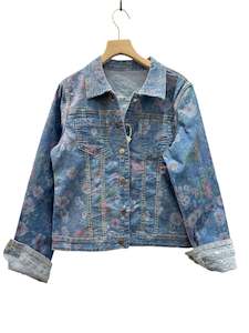 Onado Reversible Jacket Pip Light Denim