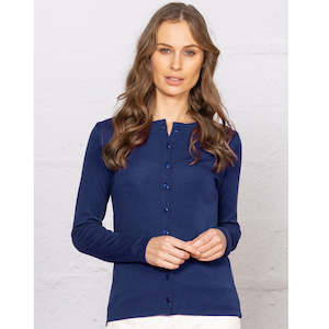 Frontpage: Bay Road Merinos Legend Cardigan Navy
