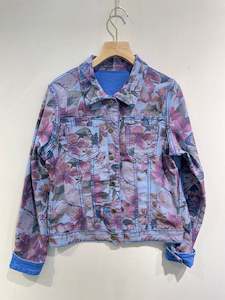 Clothing: Onado Reversible Jacket Victoria Azure Blue