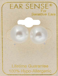 Ear Sense Earrings WPE-12 12mm Pearl Stud Earrings