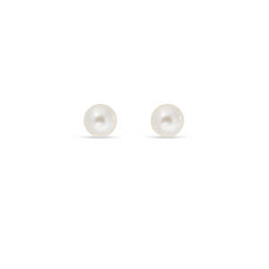 Ear Sense Hypoallergenic Earrings: Ear Sense Earrings WPE-6 6mm Pearl Stud Earrings