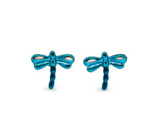 Ear Sense Hypoallergenic Earrings: Ear Sense Earring Multicoloured Dragonfly  Stud Earrings FJ234