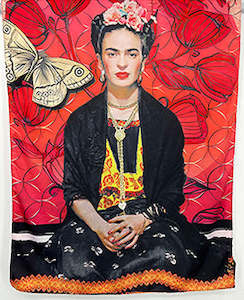 Frida Kahlo Scraves: Frida Scarf 14FRD-1