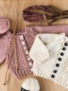 Yarn: Touch Yarns Muster 8ply Cardy #144 Baby/Children's Knitting Pattern