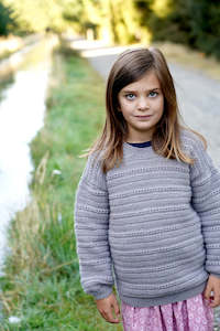 Yarn: Little Cupcakes Masie Sweater LF58, 1-10 years 5ply Knitting Pattern