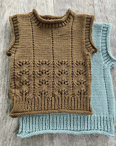 Knitting Patterns: Kiwi Stitch & Co Billie Vest Knitting Pattern