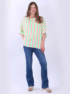 Anne + Kate Stripy Cotton Top