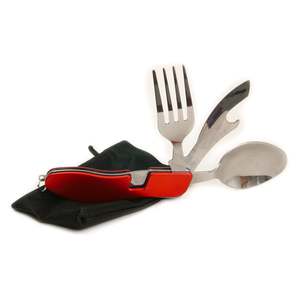 New: House Of Marbles Pocket Knife, Fork & Spoon Set