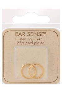 Ear Sense Earring SL10GP Gold Sleeper Small 10mm