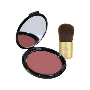 Face: Make Me Blush Cream Blush Super Size with Small Kabuki Brush