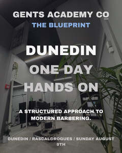 Technical Cutting Courses: Dunedin - One Day Hands On - Modern Barbering.