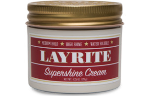 Hair: Layrite Supershine Cream