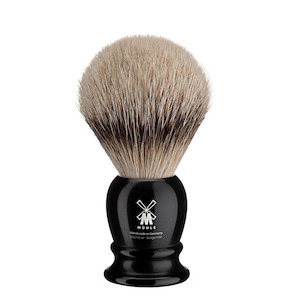 Shaving Brush Nz: MUHLE Silvertip Badger Shaving Brush (Black Resin)