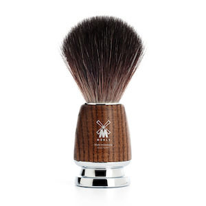 Shaving Brush Nz: MUHLE Rytmo Black Fibre Ash Shaving Brush (Vegan)
