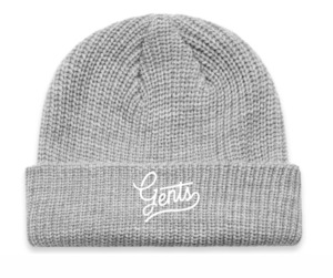 Gents Embroidered Cable Beanie