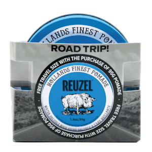 Reuzel Road Trip Blue Pomade (95 g Full‑Size + 35 g Mini for Road Trips)