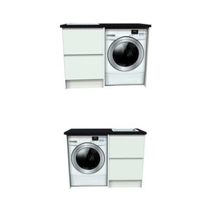 Laundry Cabinet with Laundry Sink and Mixer