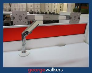 Office Accessories: PR5806  Chrome Humanscale Monitor Arms