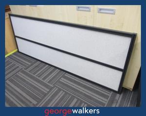 PR4043 - Grey Desk Mounted Partition